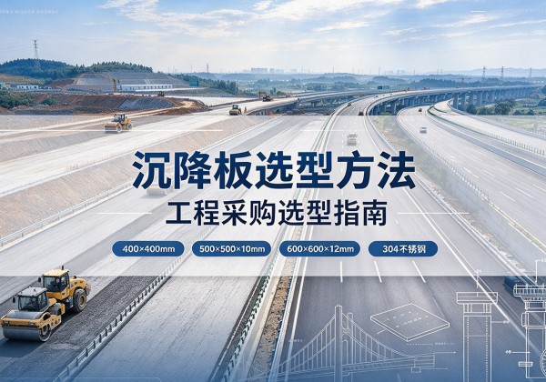 杂多沉降板选择方法